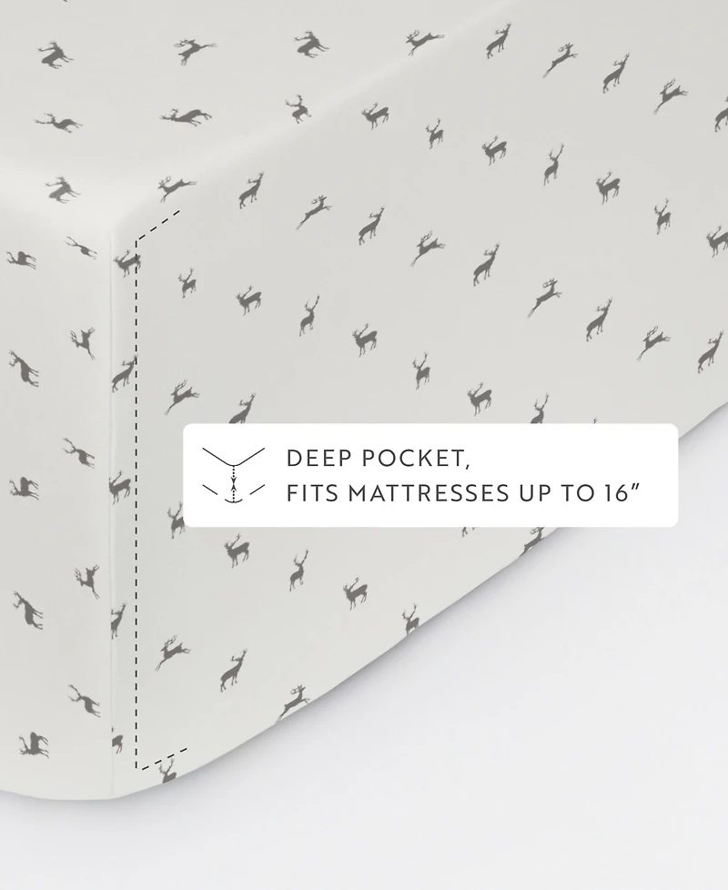 ienjoy Home Holiday Pattern 3-Pc. Sheet Set, Twin