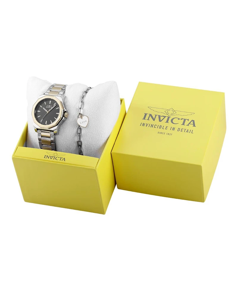 Invicta Women's 48578 Speedway Quartz 3 Hand Black Dial Watch