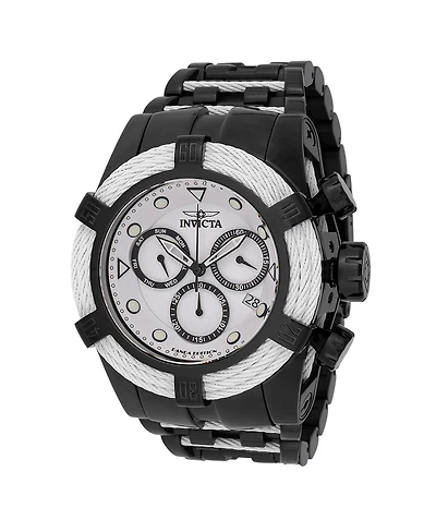 Invicta Men's 48606 Bolt Quartz Chronograph White, Black Dial Watch