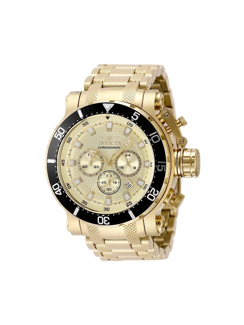 Invicta Men's 49093 Coalition Forces Quartz Chronograph Gold Dial Watch