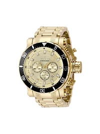 Invicta Men's 49093 Coalition Forces Quartz Chronograph Gold Dial Watch