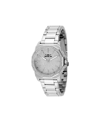 Invicta Women's 49128 Speedway Quartz 3 Hand Silver Dial Watch