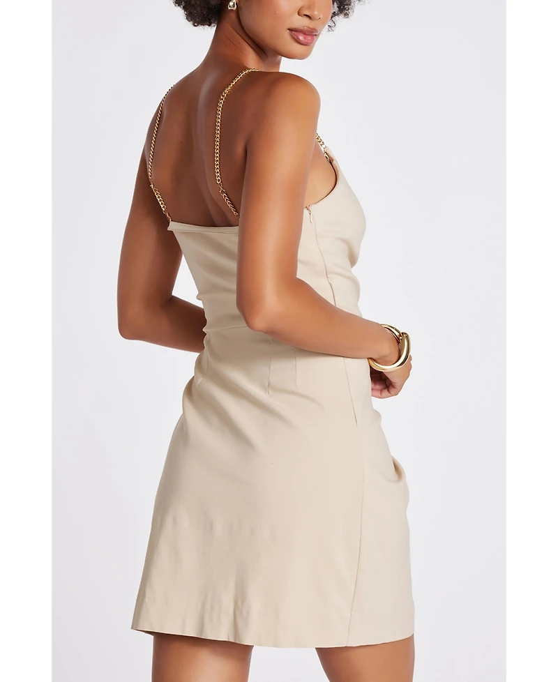 Bishop + Young Women's Malone Faux Wrap Mini Dress