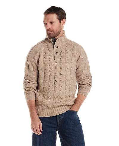 Weatherproof Vintage Men's Button Up Sweater