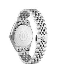 Philipp Plein Men's Silver Stainless Steel Watch, 41mm