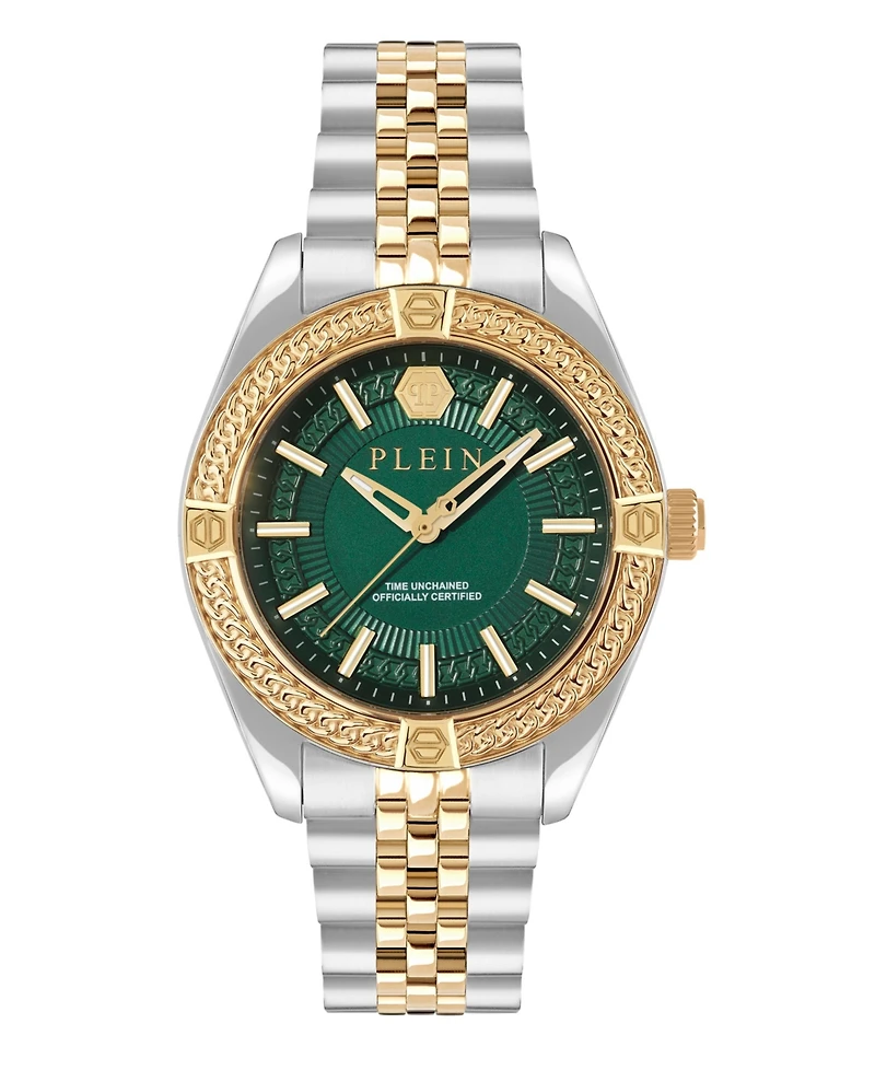 Philipp Plein Men's Two Tone Stainless Steel Watch, 43mm