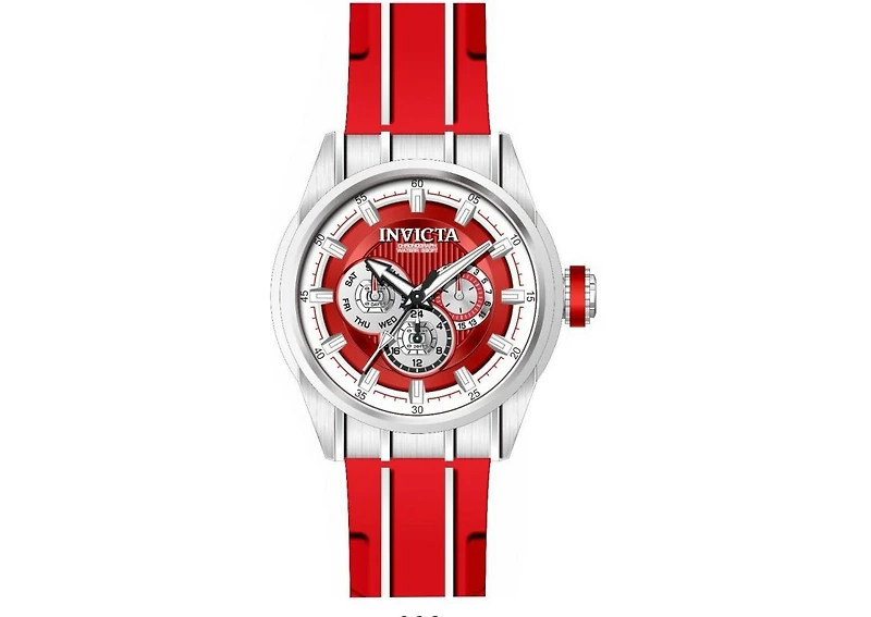 Invicta Men's 49051 Speedway Quartz Chronograph Red, White Dial Watch