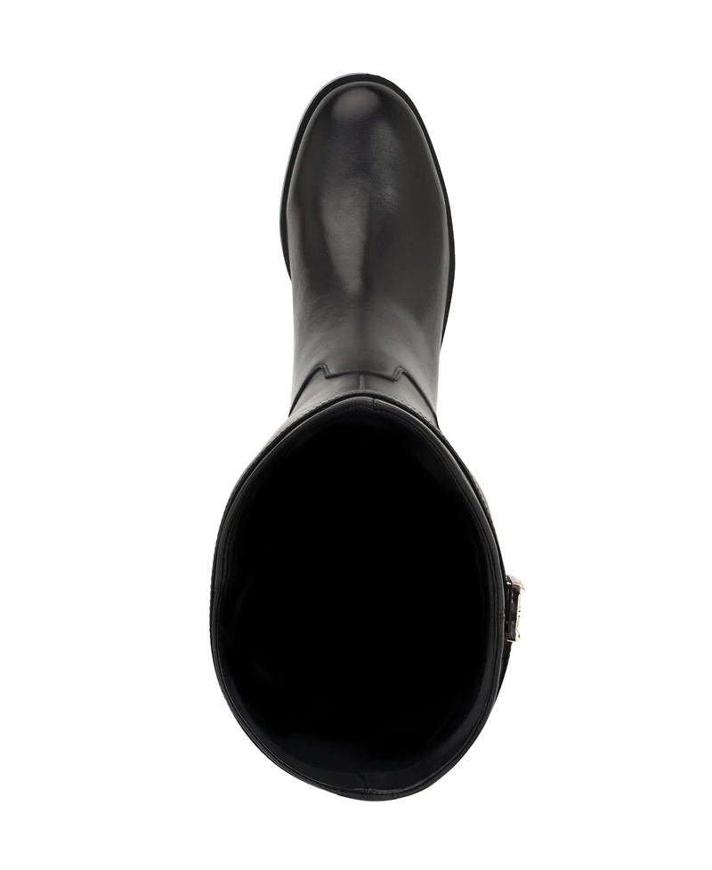 Guess Women's Zoro Wide Calf Leather Riding Boots