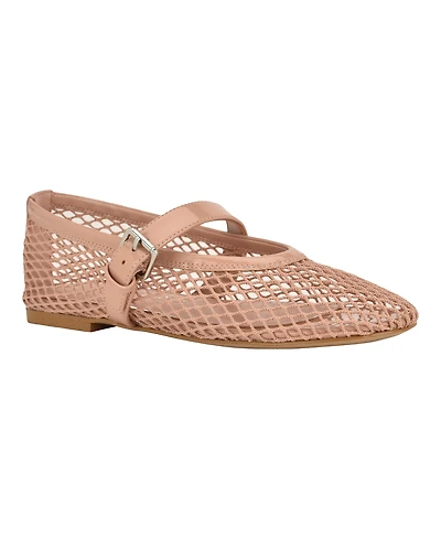 Guess Women's Paxey Mesh Mary Jane Flats