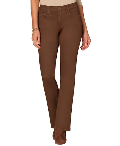 Democracy Petite Ab Solution Mid Rise Bootcut Pants