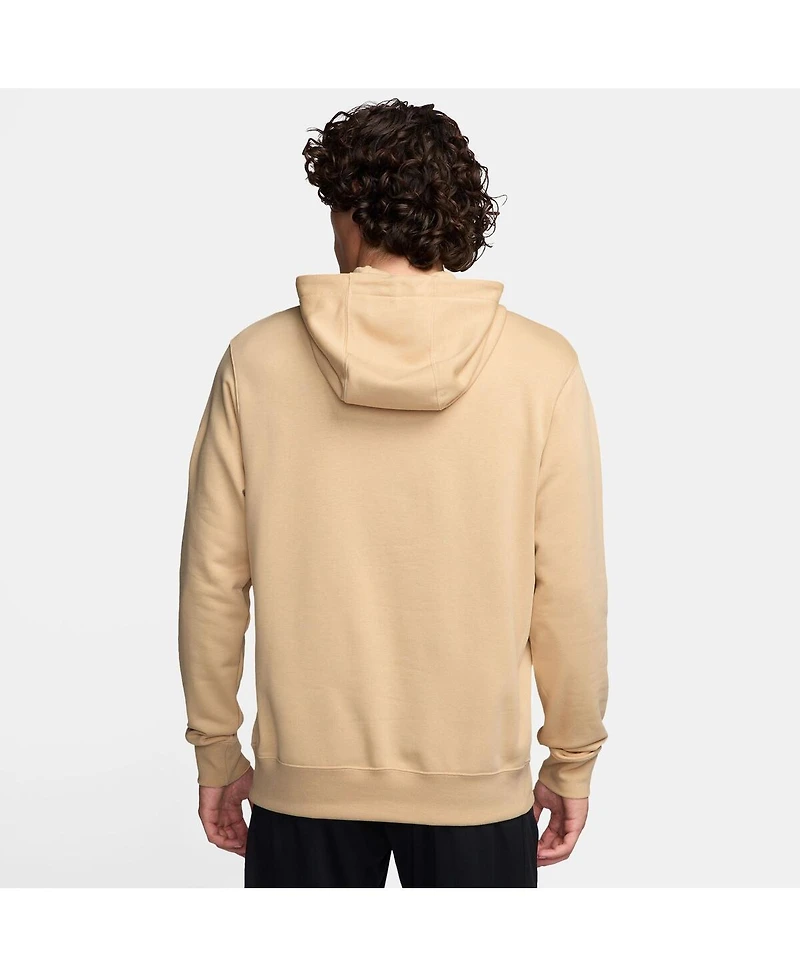 Nike Men's Tan Brazil Women's National Team Club Fleece Pullover Hoodie