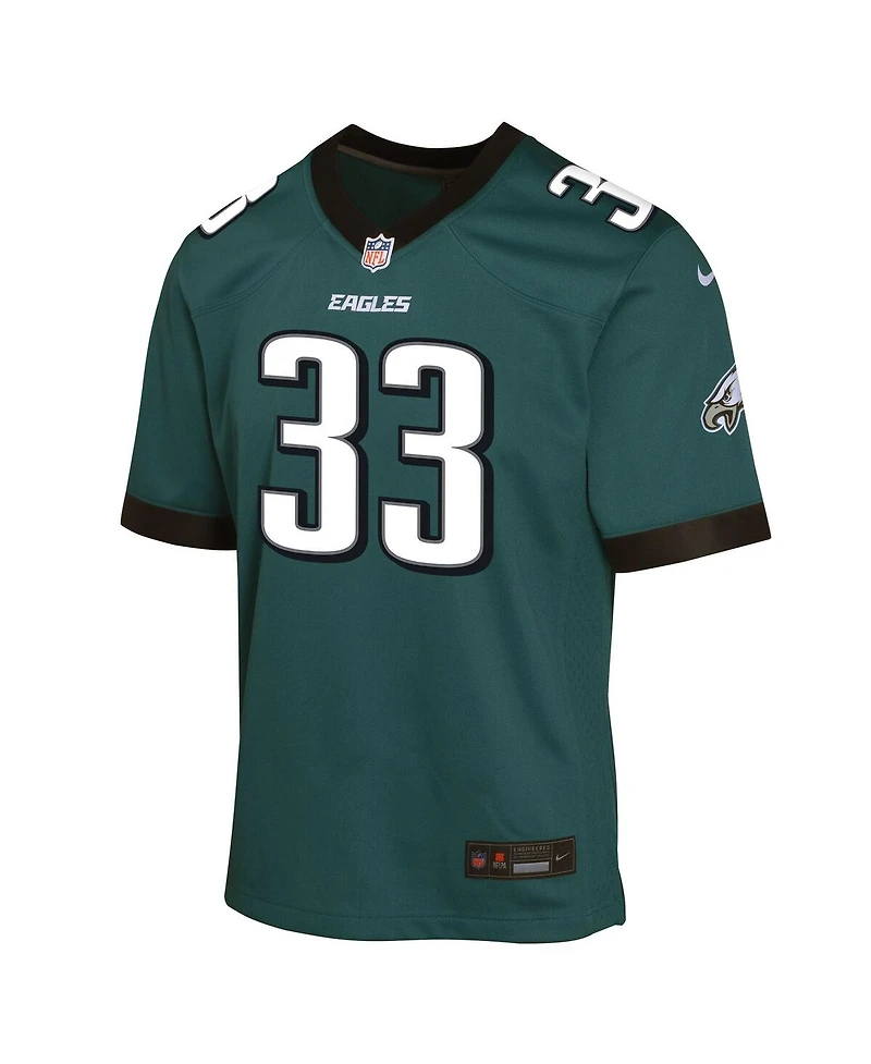 Nike Big Boys and Girls Cooper DeJean Midnight Green Philadelphia Eagles Game Player Jersey