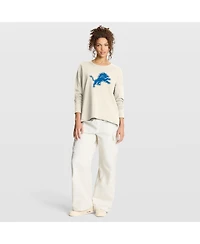 Fanatics Women's Cream Detroit Lions Dove Legacy Long Sleeve T-Shirt