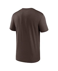 Nike Men's Brown San Diego Padres 2025 Mlb Postseason Authentic Collection Legend Dri-fit T-Shirt