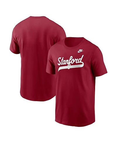 Nike Men's Cardinal Stanford Baseball Script Vintage T-Shirt
