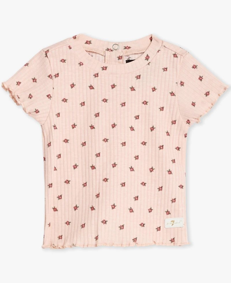 7 For All Mankind Baby Girls 3-Piece Jacket, T-Shirt and Pants Set