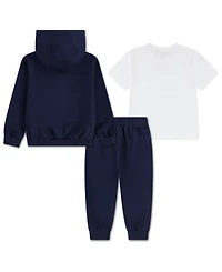 Nike Toddler Boy 2T-4T Long-Sleeve Hoodie, T-Shirt and Jogger Pants, 3-Piece Set
