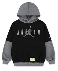 Jordan Boys 8-20 Mj Future Flight Drop Shoulder Long-Sleeve Hoodie