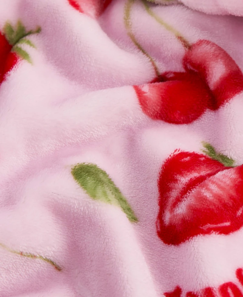 Juicy Couture Plush Throw, 50" x 70"