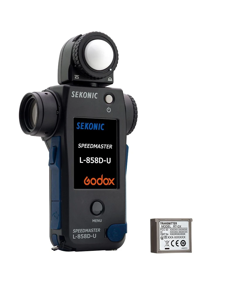 Sekonic Rt-gx Flashpoint and Godox Transmitter Module for L-858D-u Speedmaster Light Meter