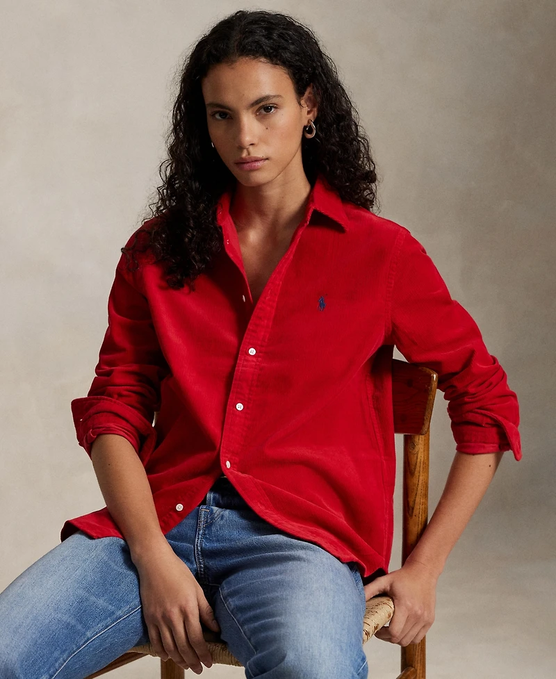 Polo Ralph Lauren Women's Classic-Fit Cotton Corduroy Shirt