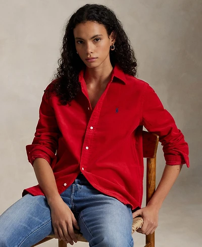 Polo Ralph Lauren Women's Classic-Fit Cotton Corduroy Shirt