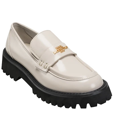 Karl Lagerfeld Paris Women's Gwen Logo Lug Loafers