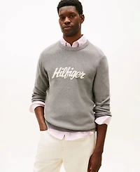 Tommy Hilfiger Men's Crewneck Seasonal Graphic Sweater
