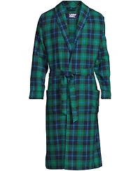 Lands' End Men's Flannel Robe