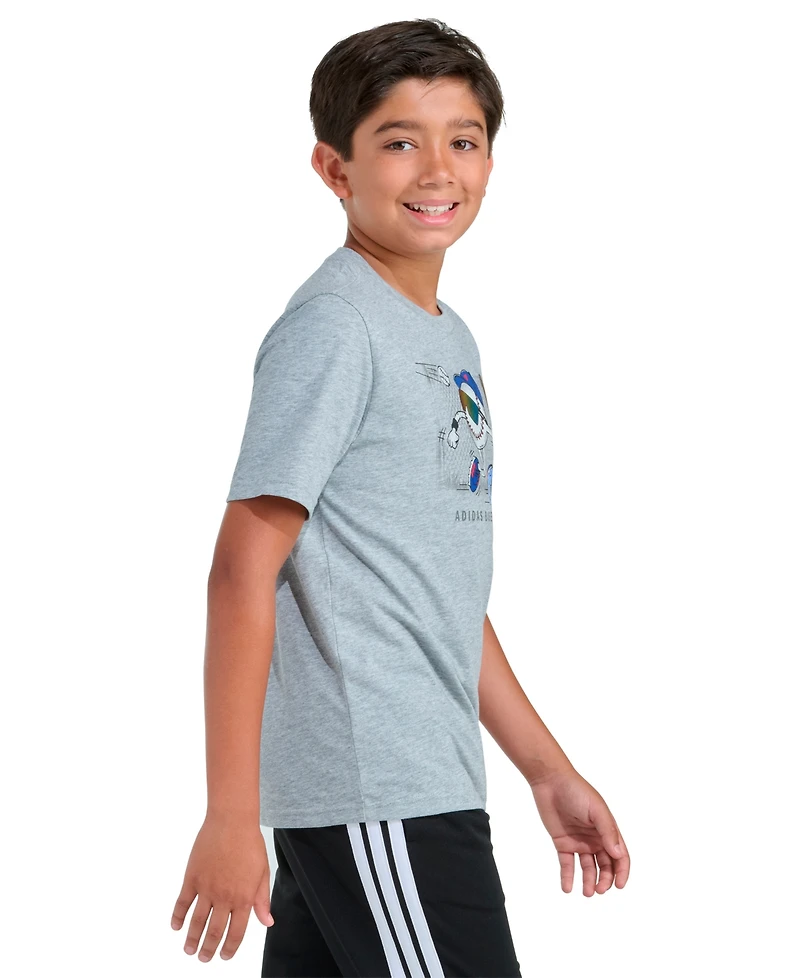 adidas Boys 8-20 Short-Sleeve Stunner Outfield T-Shirt