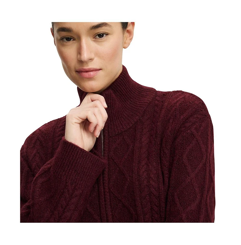 Cotton On Women's Cable Knit Bomber