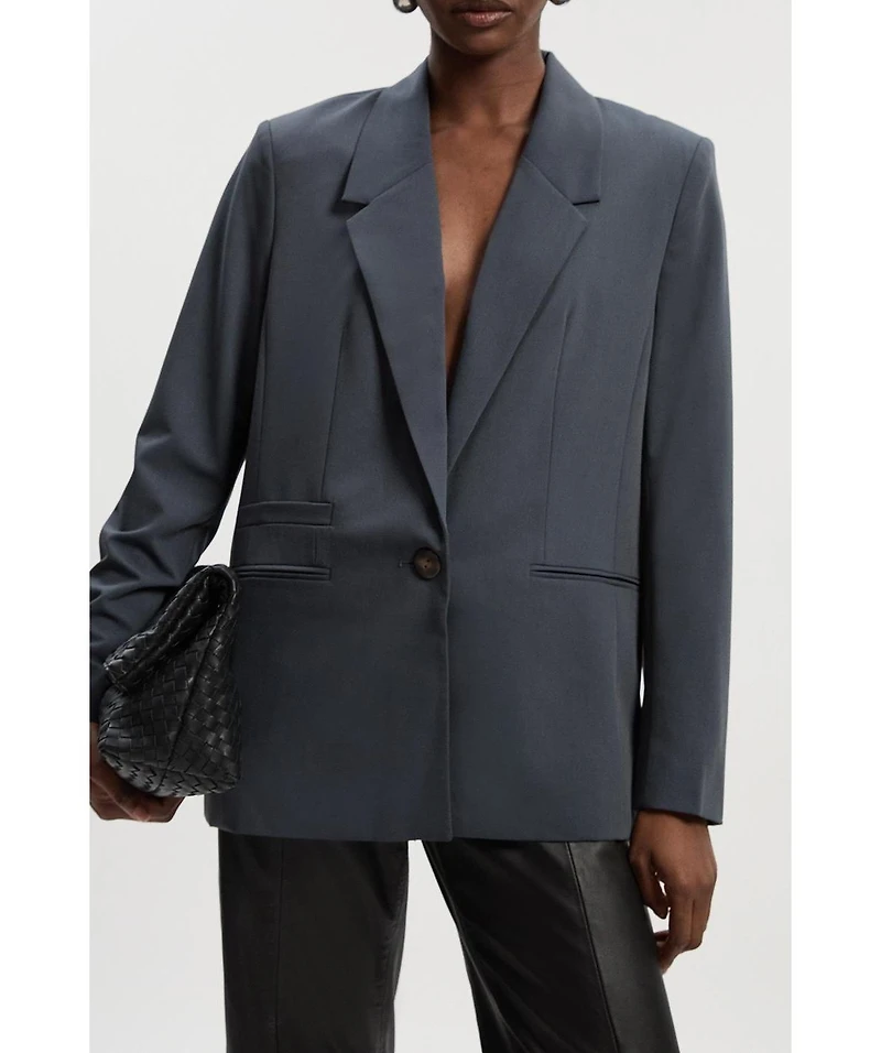 Karen Millen Women's Twill Oversized Blazer