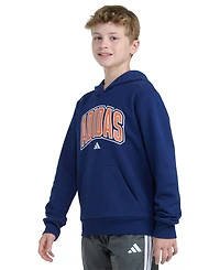 adidas Boys 8-20 Long-Sleeve Hooded Collegiate Sweatshirt