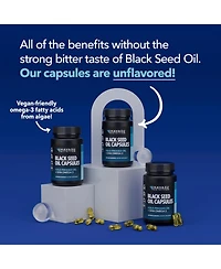 Havasu Nutrition Black Seed Oil + Dha Liquid Capsules, 60ct