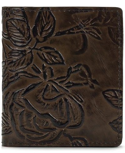 Patricia Nash Linette Bark Leaves Snap Wallet