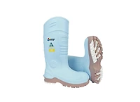 Women's Csa Approved Safety Boots - Waterproof Pu Steel Toe Rubber Astm F2413-18 Acid & Oil Resistant