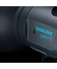 Broncolor Pulso G 1600 Ws Lamphead with Flash Tube, Modeling Lamp, Clear Protecting Glass Dome/Plate and Cap