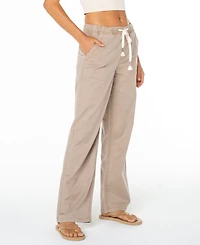 Roxy Women's Sunset Dream Mid-Rise Twill Pants