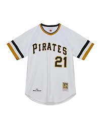 Mitchell & Ness Men's Roberto Clemente White Pittsburgh Pirates Cooperstown Collection Authentic Jersey