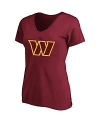 Fanatics Women's Jayden Daniels Burgundy Washington Commanders Plus Name Number T-Shirt