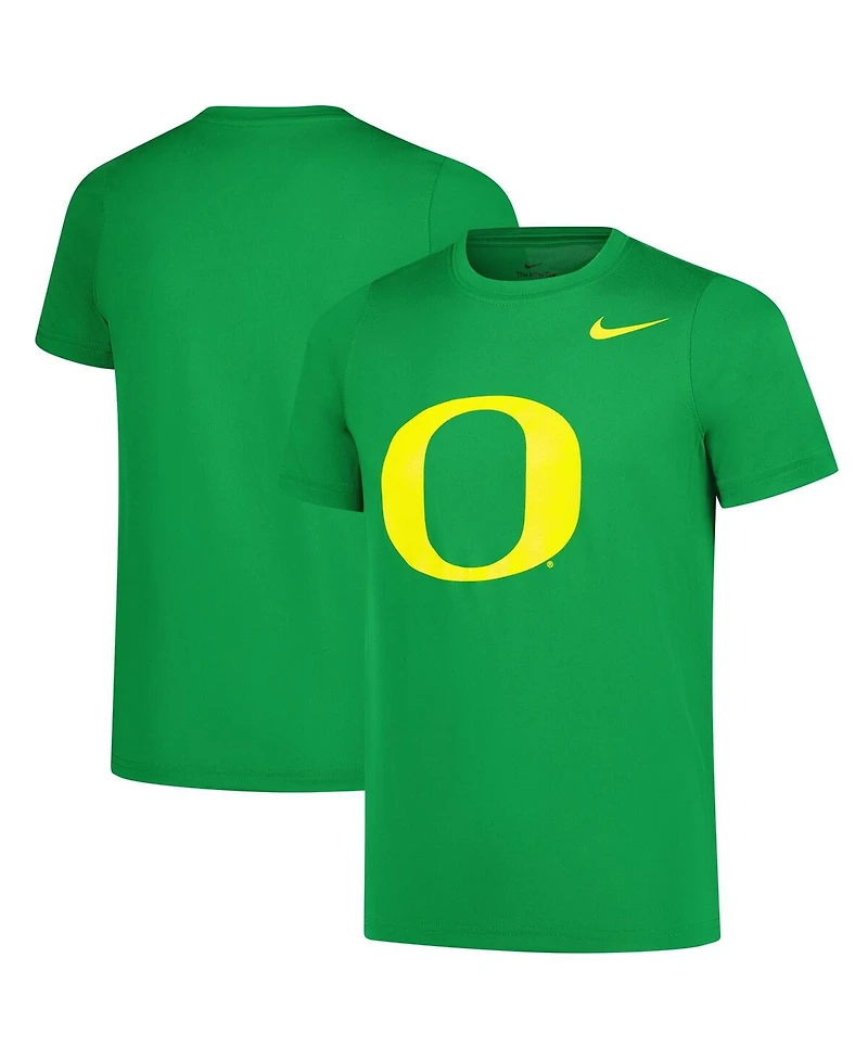 Nike Big Boys and Girls Green Oregon Ducks Logo Legend Dri-fit T-Shirt