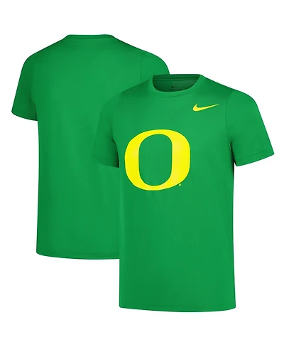 Nike Big Boys and Girls Green Oregon Ducks Logo Legend Dri-fit T-Shirt