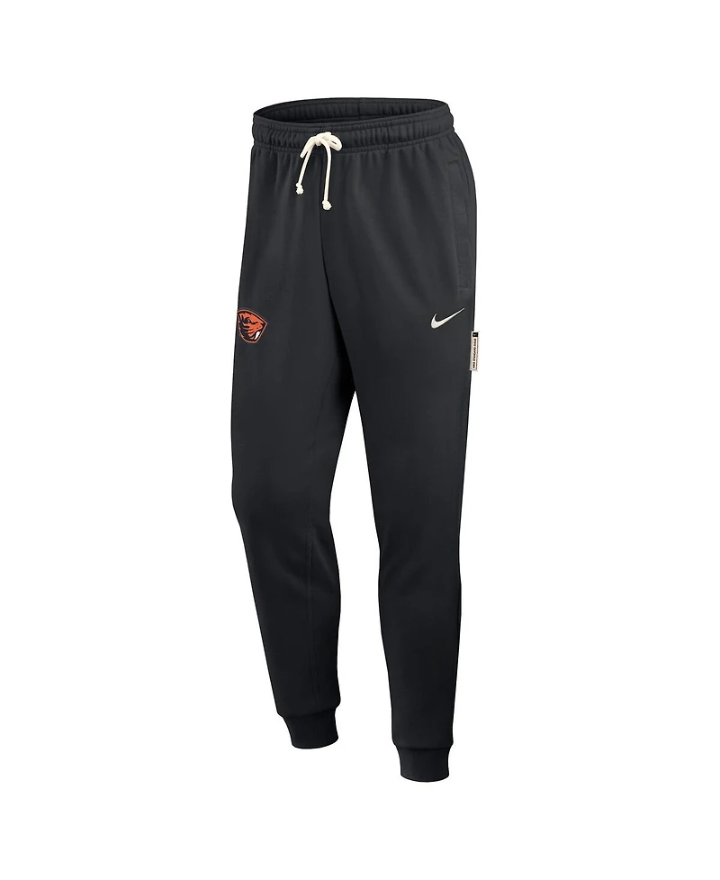 Nike Men's Black Oregon State Beavers 2025 Sideline Standard Issue Dri-fit Taper Sweatpants