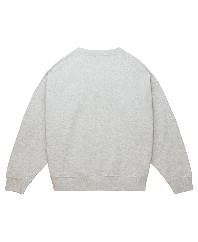 Mitchell & Ness Women's Heather Gray Dallas Stars Hockey Night Sweatshirt