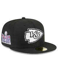 New Era x Alpha Industries Men's Black Kansas City Chiefs 59FIFTY Fitted Hat