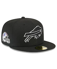 New Era x Alpha Industries Men's Black Buffalo Bills 59FIFTY Fitted Hat