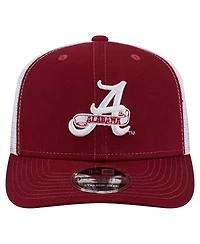 New Era Men's Crimson Alabama Crimson Tide Team 9SEVENTY Coolera Trucker Adjustable Hat