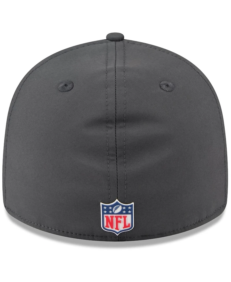 New Era Men's Charcoal Minnesota Vikings 2025 Sideline Cold Weather Retro Crown 59FIFTY Fitted Hat