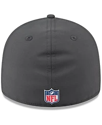 New Era Men's Charcoal Minnesota Vikings 2025 Sideline Cold Weather Retro Crown 59FIFTY Fitted Hat