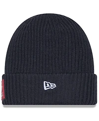 New Era Men's Charcoal San Francisco 49ers 2025 Sideline Cold Weather Cuffed Knit Hat